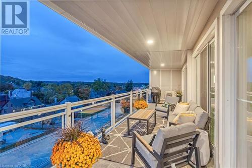 80 9Th Street Unit# 502, Owen Sound, ON - Outdoor With Balcony With View With Exterior