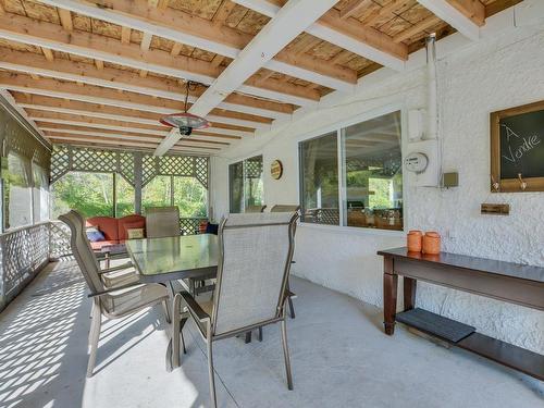VÃ©randa - 18 Ch. Du Lac-Croche E., Saint-Donat, QC - Outdoor With Deck Patio Veranda With Exterior