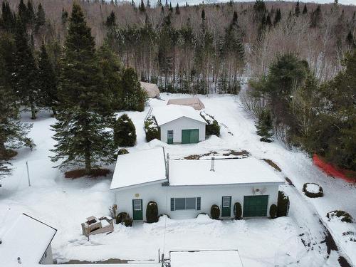 Aerial photo - 18 Ch. Du Lac-Croche E., Saint-Donat, QC - Outdoor With Body Of Water With View