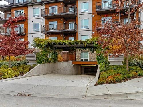 304-2500 Hackett Cres, Central Saanich, BC - Outdoor With Balcony With Facade