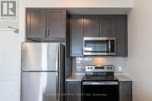 802 - 197 Hespeler Road, Cambridge, ON - Indoor Photo Showing Kitchen With Stainless Steel Kitchen