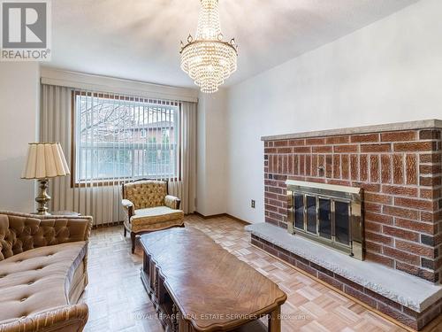 2 Iolanta Court, Toronto, ON - Indoor Photo Showing Living Room With Fireplace