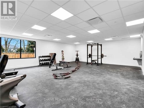 202 - 1076 Gainsborough Road, London, ON - Indoor Photo Showing Gym Room