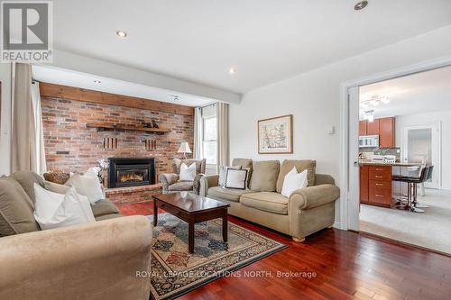 100 Wilhelm St, Wasaga Beach, ON - Indoor Photo Showing Living Room With Fireplace