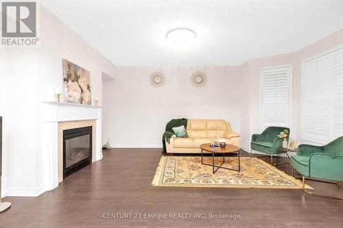 15 Zanetta Crescent, Brampton, ON - Indoor Photo Showing Living Room With Fireplace
