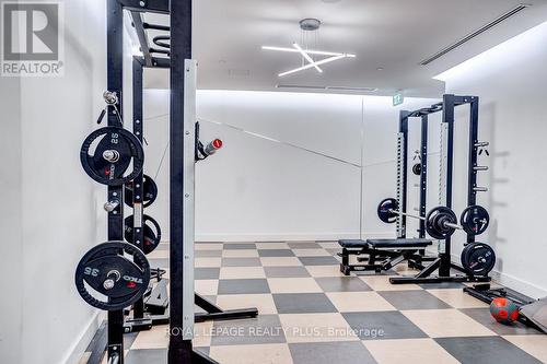 #1407 -50 Ordnance St, Toronto, ON - Indoor Photo Showing Gym Room