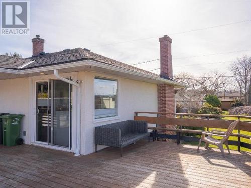 6883 Hammond Street, Powell River, BC - Outdoor With Deck Patio Veranda With Exterior