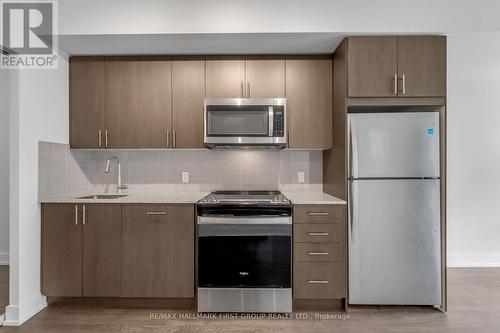 #1814 -2550 Simcoe St, Oshawa, ON - Indoor Photo Showing Kitchen With Stainless Steel Kitchen