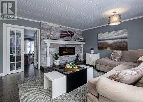 33 Frecker Place, Placentia, NL - Indoor Photo Showing Living Room With Fireplace