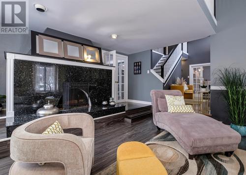 33 Frecker Place, Placentia, NL - Indoor Photo Showing Living Room With Fireplace