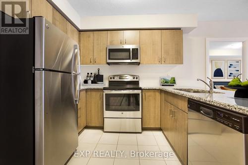 #802 -53 Arthur St S, Guelph, ON - Indoor Photo Showing Kitchen With Stainless Steel Kitchen With Upgraded Kitchen