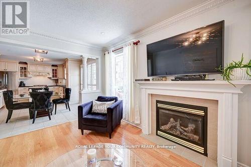 106 Laurendale Ave, Georgina, ON - Indoor Photo Showing Living Room With Fireplace