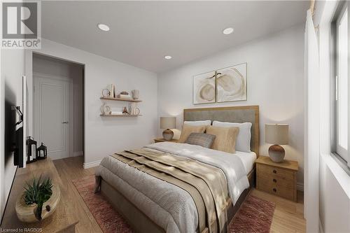 Virtual Staging. May not be exactly as shown. - 405 E Wellington Street, Mount Forest, ON - Indoor Photo Showing Bedroom