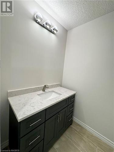 3pc basement bathroom - 411 Northport Drive, Port Elgin, ON - Indoor Photo Showing Bathroom