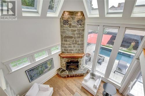 448 Highcroft Avenue, Ottawa, ON - Indoor With Fireplace
