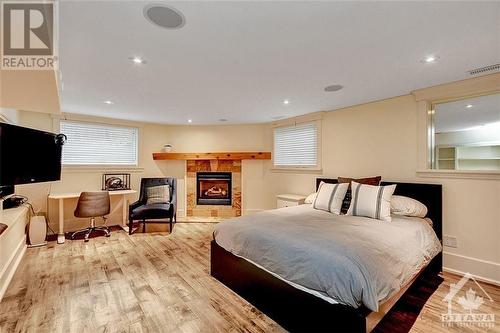 448 Highcroft Avenue, Ottawa, ON - Indoor Photo Showing Bedroom With Fireplace