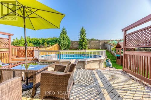 50 Merritt Cres, Grimsby, ON - Outdoor With Above Ground Pool With Deck Patio Veranda With Exterior