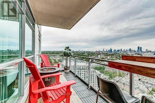 #2406 -80 Western Battery Rd, Toronto, ON - Outdoor With Balcony With View With Exterior