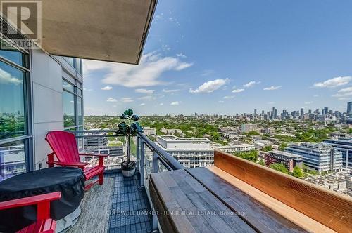 #2406 -80 Western Battery Rd, Toronto, ON - Outdoor With Balcony With View