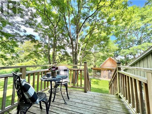 Walk out back deck from 2nd floor - 2417 County Road 46 Road, Elizabethtown, ON - Outdoor With Deck Patio Veranda