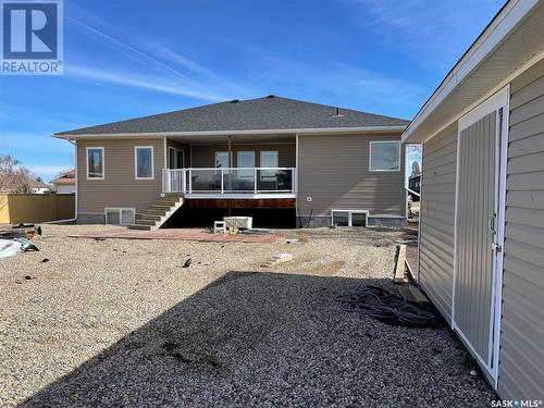 14 Somerset Street, Gravelbourg, SK - Outdoor With Deck Patio Veranda With Exterior