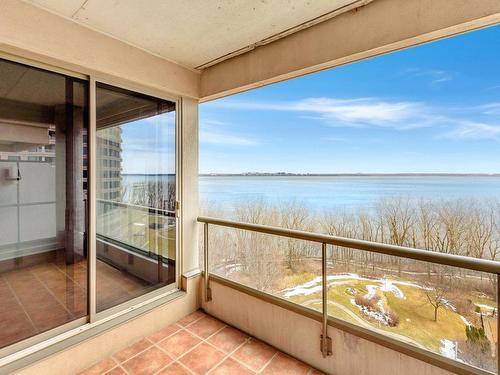 Balcon - 907-100 Av. Des Sommets, Montréal (Verdun/Île-Des-Soeurs), QC - Outdoor With Body Of Water With View With Exterior