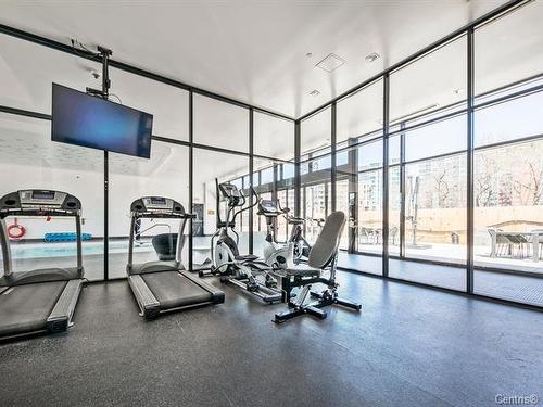 Exercise room - 605-170 Rue Rioux, Montréal (Le Sud-Ouest), QC - Indoor Photo Showing Gym Room