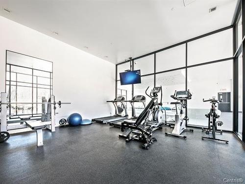 Exercise room - 605-170 Rue Rioux, Montréal (Le Sud-Ouest), QC - Indoor Photo Showing Gym Room