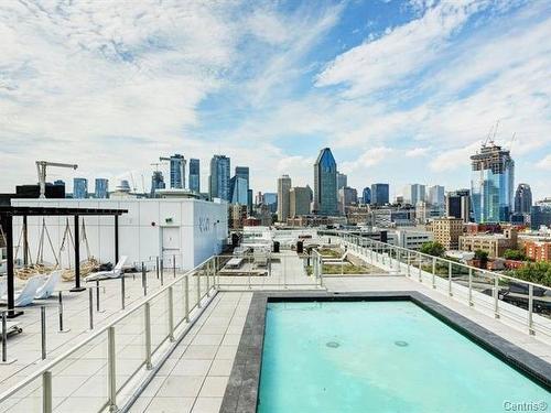 Pool - 605-170 Rue Rioux, Montréal (Le Sud-Ouest), QC - Outdoor With In Ground Pool With View