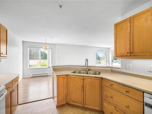 201-2825 3Rd Ave, Port Alberni, BC - Indoor Photo Showing Kitchen With Double Sink