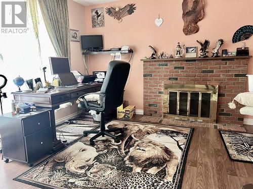 196 Chinook Avenue, Kitimat, BC - Indoor Photo Showing Other Room With Fireplace
