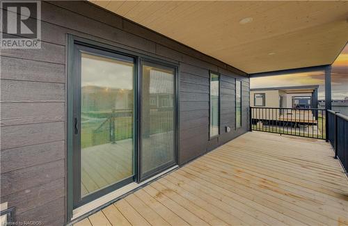 Large covered deck - 5007 Highway 21 Unit# 1407, Saugeen Shores, ON - Outdoor With Deck Patio Veranda With Exterior