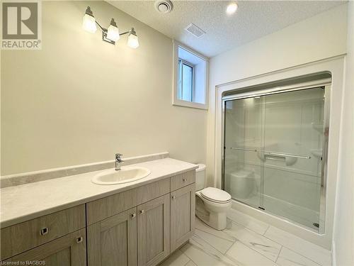 3pc basement bathroom - 359 Ridge Street, Port Elgin, ON - Indoor Photo Showing Bathroom