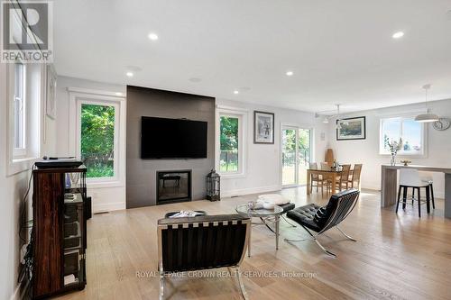 2208 Red Thorne Ave, London, ON - Indoor Photo Showing Living Room With Fireplace