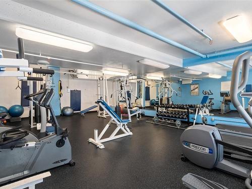 631-21 Dallas Rd, Victoria, BC - Indoor Photo Showing Gym Room