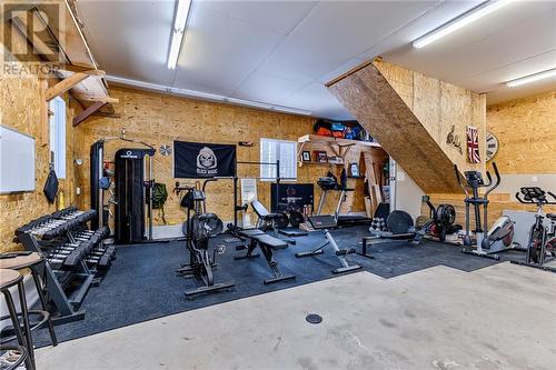 707 Henan Road, Pembroke, ON - Indoor Photo Showing Gym Room