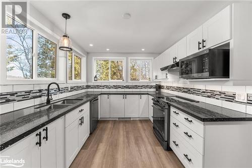 1299 Precipice Road, Haliburton, ON - Indoor Photo Showing Kitchen With Double Sink