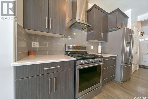 3323 Green Sandcherry Street, Regina, SK - Indoor Photo Showing Kitchen With Stainless Steel Kitchen