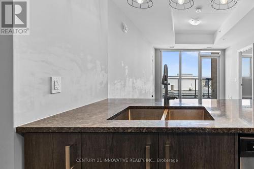 2601 - 108 Garment Street, Kitchener, ON - Indoor Photo Showing Kitchen With Double Sink