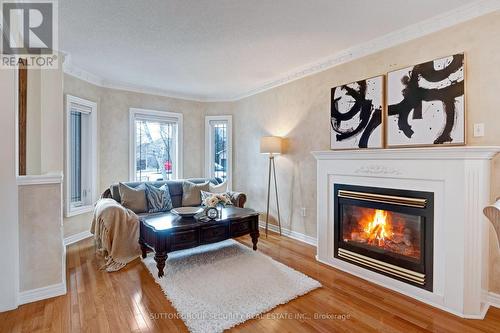 88 Klamath Court, Vaughan, ON - Indoor Photo Showing Living Room With Fireplace