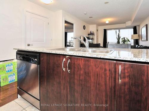719-1060 Sheppard Ave W, Toronto, ON - Indoor Photo Showing Kitchen With Double Sink