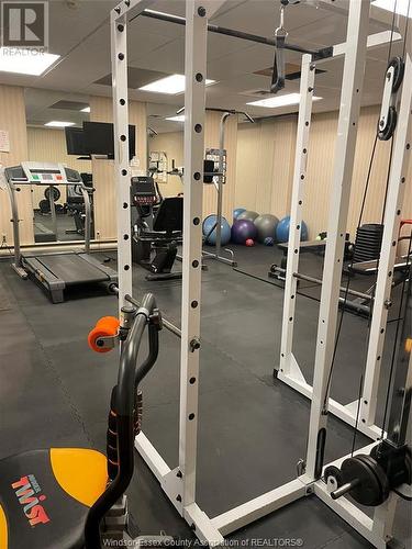 380 Pelissier Unit# 2402, Windsor, ON - Indoor Photo Showing Gym Room