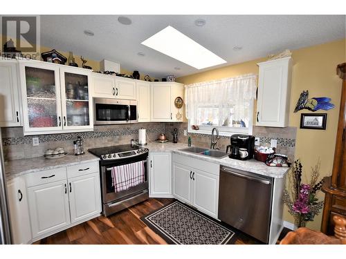 223 Cougar Street, Vernon, BC - Indoor Photo Showing Kitchen With Double Sink