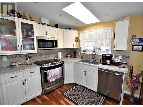 223 Cougar Street, Vernon, BC - Indoor Photo Showing Kitchen With Double Sink