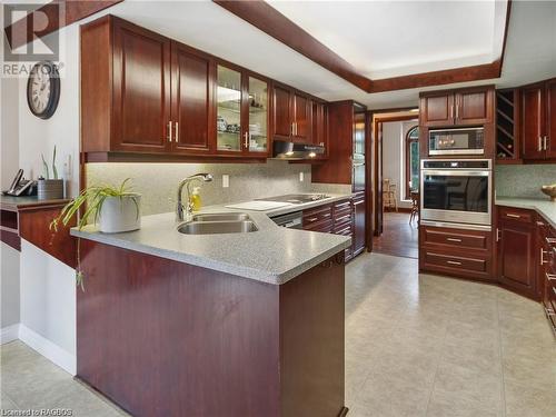 104 Oliphant Way, Oliphant, ON - Indoor Photo Showing Kitchen With Double Sink