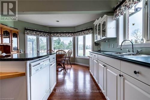 3202 Sherk Rd, Port Colborne, ON - Indoor Photo Showing Kitchen With Double Sink