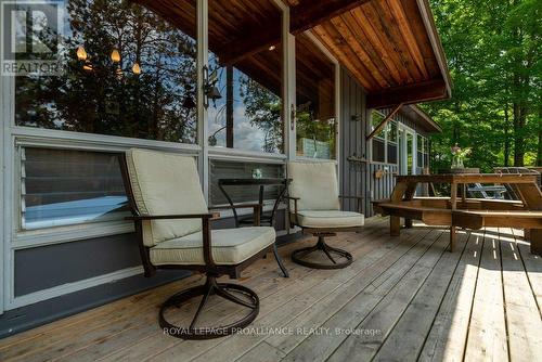 1441B South Kash Lake Lane, North Frontenac, ON - Outdoor With Deck Patio Veranda With Exterior