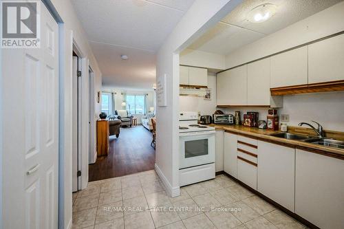 105 - 217 Scotland Street, Centre Wellington, ON - Indoor Photo Showing Kitchen With Double Sink