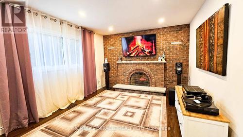 20 Airdrie Dr, Vaughan, ON - Indoor Photo Showing Other Room With Fireplace