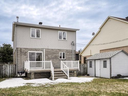 Back facade - 670 Rue Ravel, Brossard, QC - Outdoor With Deck Patio Veranda With Exterior